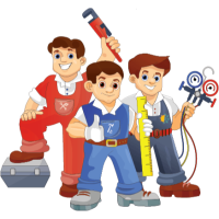 Super Brothers Plumbing, Heating and Air Logo