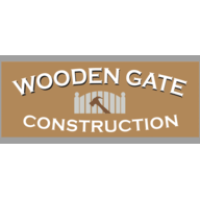 Wooden Gate Construction Logo