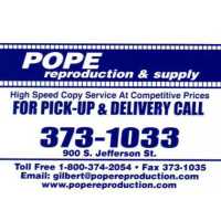 Pope Reproduction & Supply Logo