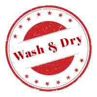 Wash & Dry Laundromat Logo