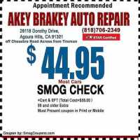 Akey Brakey Auto Repair Tire & Smog Logo