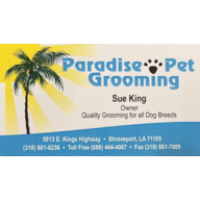 Paradise Pet Grooming Logo