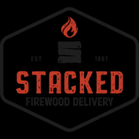 Stacked Firewood Delivery Logo