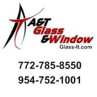 A&T Glass and Window Logo