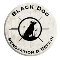 Black Dog Renovation & Repair Logo