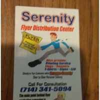 Serenity Flyer Distribution Service and low cost printing. Logo