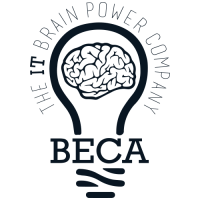 BECA, The IT Brain Power Company Logo