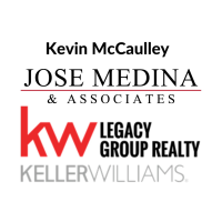 Kevin McCaulley, Jose Medina & Associates, Keller Williams Legacy Group Realty Logo