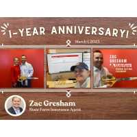 Zac Gresham - State Farm Insurance Agent Logo