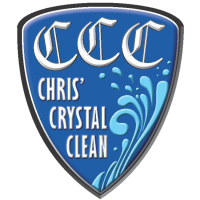 Chris Crystal Clean Powerwashing Logo