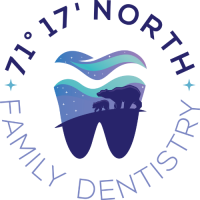 71Â° 17' North Family Dentistry Logo