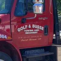 Golf & Busse Towing Logo