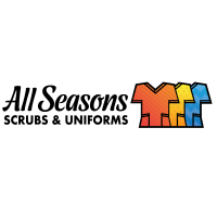 ALL SEASONS SCRUBS AND UNIFORMS Logo