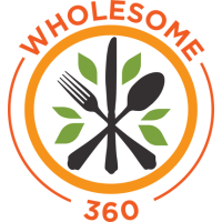 Wholesome 360 Catering Logo