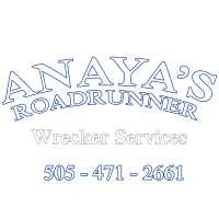 Anaya's Roadrunner Wrecker Service Logo
