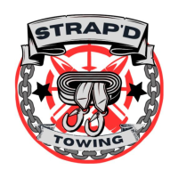 Strap'd Towing Logo