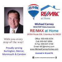 MICHAEL CARNEY, RE/MAX at Home Logo