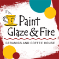 Paint Glaze & Fire | Ceramics & Coffee House Logo