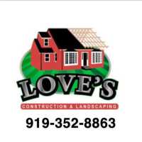Loves Construction and Landscaping Logo
