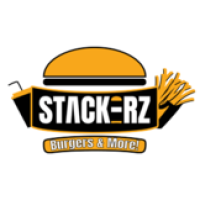 Stackerz Burgers and More. Jefferson Park Logo