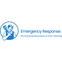 Emergency Response Plumbing Heating Sewer and Drain Cleaning Logo