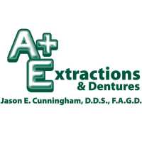 A+ Extractions & Dentures Logo