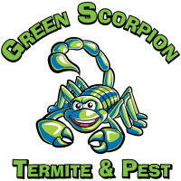 Green Scorpion Termite & Pest Logo