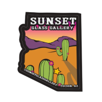 Sunset Smoke Shop and Glass Gallery Logo