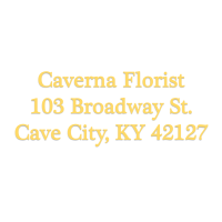 Caverna Florist Logo