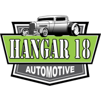 Hangar 18 Automotive Logo