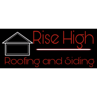 Rise High Roofing and Siding Logo