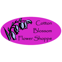 Cotton Blossom Flower Shop Logo