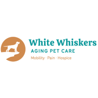 White Whiskers Aging Pet Care Logo