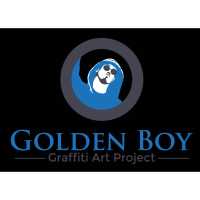 Golden Boy Graffiti Art Logo