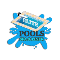 Elite Pools spas and liner Logo
