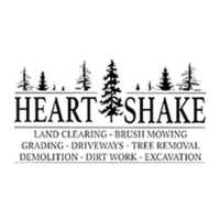 Heart Shake Land Clearing and Excavation Logo