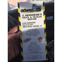 E. Shangraw's Truck & Trailer Repair Logo
