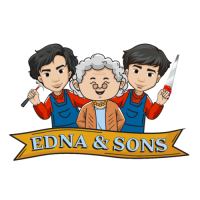 Edna and Sons #1 Handyman Service Logo