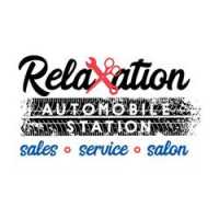 Relaxation Automobile Station Logo
