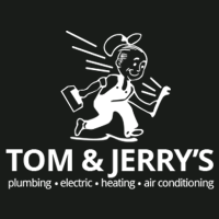Tom & Jerry's Plumbing Electric Heating Air Conditioning Logo