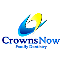 Woodruff Family Dentistry/ Crowns Now Logo