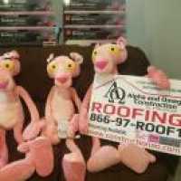 Alpha and Omega Roofing & Seamless Gutters Logo