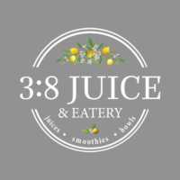 3:8 Juice & Eatery Logo