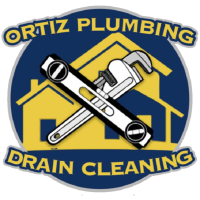 Ortiz Plumbing Drain Cleaning Logo