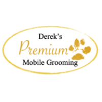 Green Whiskers Earth-Friendly Mobile Dog Grooming Logo