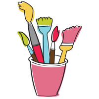 Doing Dishes Pottery Studio Logo