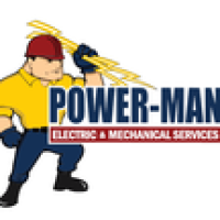 Power Man Electric & Mechanical Services Logo
