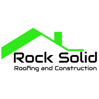 Rock Solid Roofing and Construction Logo