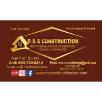 R and S construction Brownstone Restoration Logo
