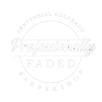 Professionally Faded Barbershop Logo
